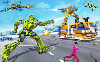 Flying Dino Robot Car Games - Screenshot 3