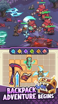 Backpack Legends: Strategy RPG - Screenshot 1