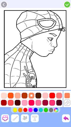 Miles Morales Coloring Game - Screenshot 4