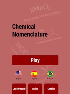 Chemical Nomenclature - Screenshot 3