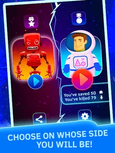 Matching game. Space monsters! - Screenshot 1