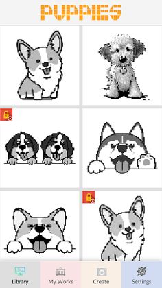 Puppies Pixel Art - Screenshot 2