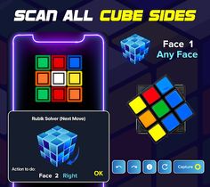 Rubik's Cube Puzzle Solver app - Screenshot 2