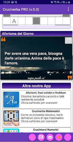 Cruciverba Italiani App PRO - Screenshot 2