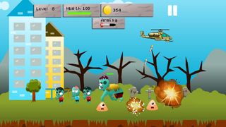 Helicopter Zombie War - Screenshot 2