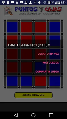 Puntos y Cajas para 2 Jugadore - Screenshot 3