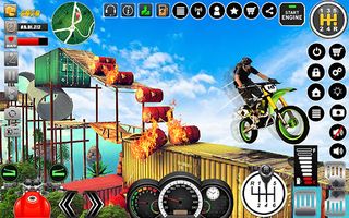 Impossible Ramp Bike Stunt - Screenshot 1