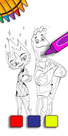 Elemental Coloring book - Screenshot 3