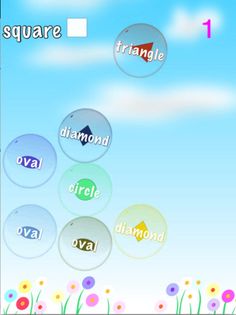 Bubble Pop Letters & Shapes - Screenshot 1