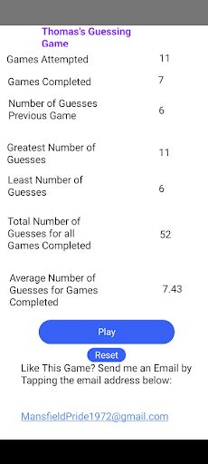 Guess number Game - Screenshot 2