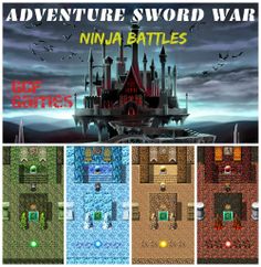 Adv. Sword War - Ninja Battles - Screenshot 1