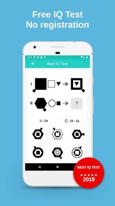 Real IQ Test - Screenshot 1