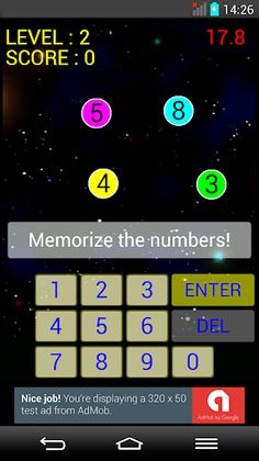 Brain Training : Memorize and  - Screenshot 1