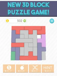 Color Match 3D Block Puzzle - Screenshot 1