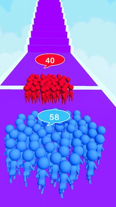 Crowd Count Master : Runner 3D - Screenshot 1