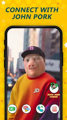 John Pork In Video Call - Screenshot 1