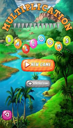 Multiplication Balloons - Screenshot 1