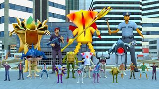 Merge Head Monster Battle - Screenshot 1