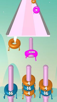 Drop In Blocks 2048 Merge - Screenshot 2