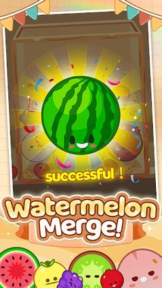 Merge Watermelon Blast - Screenshot 1