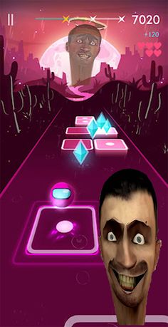 Toilet Tv 3D Tiles Hop - Screenshot 1