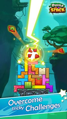 Puzzle Stack: Fruit Tower - Screenshot 4