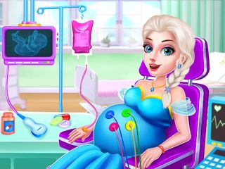 Ice Princess Mom and Baby Game - Screenshot 2