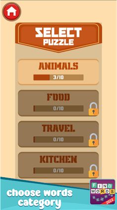 Word Searching : Hidden Words - Screenshot 3