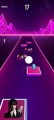 Wednesday Addams Tiles Hop - Screenshot 3