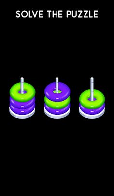 Hoop Stack - Color Sort Puzzle - Screenshot 1