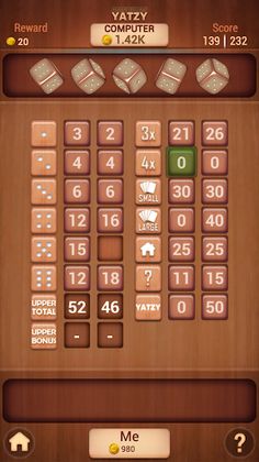 Yatzy Classic Dice Board game - Screenshot 1