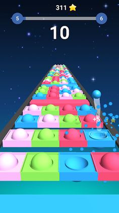 Pop It 3D Jump Ball Game Relax - Screenshot 4