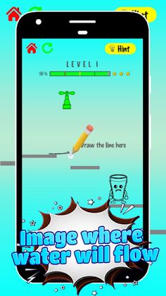 Draw Water Line : Glass Pecah - Screenshot 2