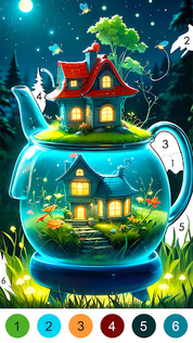 Fantasy Color-Paint By Number - Screenshot 2