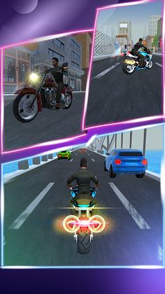 Racing Moto 3D - Screenshot 2