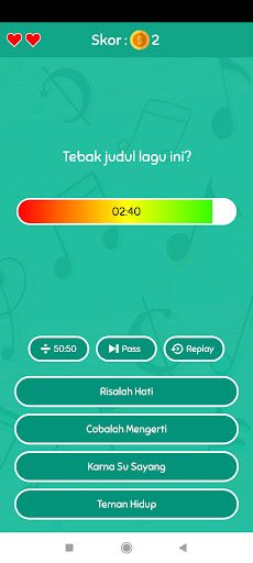 Game Tebak Lagu - Screenshot 2