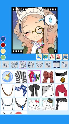 Anime Avatar Cute Girl Maker - Screenshot 3