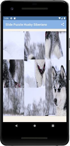 Slide Puzzles Siberian Husky - Screenshot 3