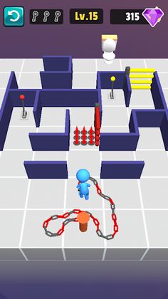 Chain Man: Maze Escape - Screenshot 1