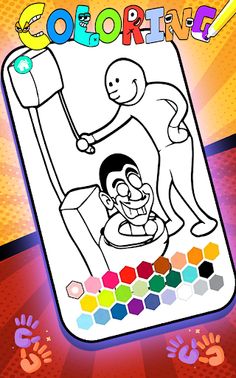 Skibidi Toilet Coloring Book - Screenshot 4