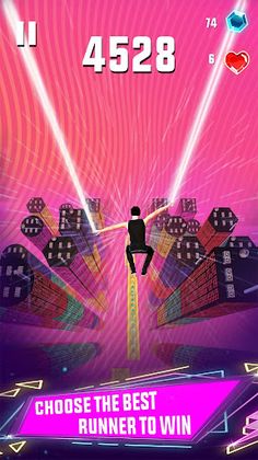 Sky Parkour Jumper Race 3D - Screenshot 1