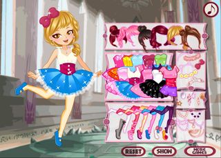 Ballerina Dress Up Girl Game - Screenshot 2