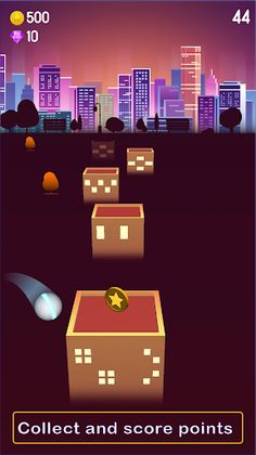 Urban Hop - Bouncing Ball - Screenshot 2