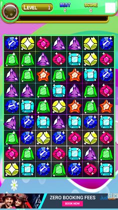 Cartoon Jewel Match - Screenshot 3