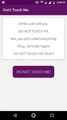 Don't Touch Me - Screenshot 2