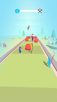 Pole Race 3D - Screenshot 2