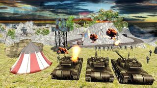Massive Tank War Army Truck Si - Screenshot 1