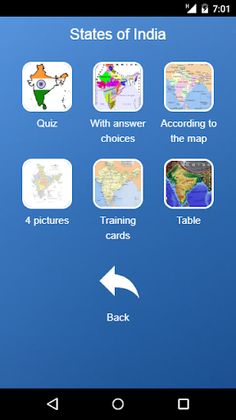 States of India - maps, capita - Screenshot 4