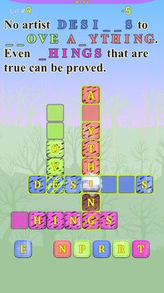 Dorian Gray Picture Crossword - Screenshot 1