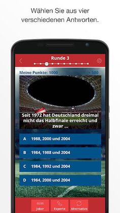 EM Quiz 2016 - Screenshot 2